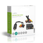 Nedis video Grabber | USB 2.0 | 480p | A / V-kabel / Scart Nedis video Grabber | USB 2.0 | 480p | A / V-kabel / Scart