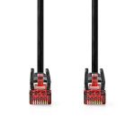 Nedis CAT6 Nettverkskabel | RJ45 Han | RJ45 Han | U/UTP | 5.00 m | Rund | PVC | Sort | Label