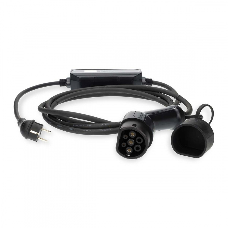 Nedis Bærbar lader for elektriske kjøretøy | AT-N05V3V3-F 3G1.5 | 1380 / 2300 / 3680 W | 6 / 8 / 10 / 13 / 16 A | 1 Phase | 5.00 m | Sort | Gaveeske