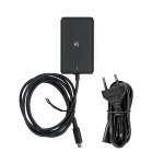 Nedis Notebook Adapter | GaN | 45 W | 5 / 9 / 12 / 15 / 20 V DC | 2.25 / 2.33 / 2.92 / 3.0 A | Brukes til: Notisbok / Smarttelefon / Tablett | Euro / Type-C (CEE 7/16)