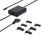 Nedis Notebook Adapter | GaN | 65 W | 5 / 9 / 12 / 15 / 20 V DC | 2.4 / 3.0 / 3.25 A | Brukes til: Notisbok / Smarttelefon / Tablett | Euro / Type-C (CEE 7/16) Nedis Notebook Adapter | GaN | 65 W | 5 / 9 / 12 / 15 / 20 V DC | 2.4 / 3.0 / 3.25 A | Brukes til: Notisbok / Smarttelefon / Tablett | Euro / Type-C (CEE 7/16)