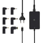 Nedis Notebook Adapter | GaN | 65 W | 5 / 9 / 12 / 15 / 20 V DC | 2.4 / 3.0 / 3.25 A | Brukes til: Notisbok / Smarttelefon / Tablett | Euro / Type-C (CEE 7/16) Nedis Notebook Adapter | GaN | 65 W | 5 / 9 / 12 / 15 / 20 V DC | 2.4 / 3.0 / 3.25 A | Brukes til: Notisbok / Smarttelefon / Tablett | Euro / Type-C (CEE 7/16)