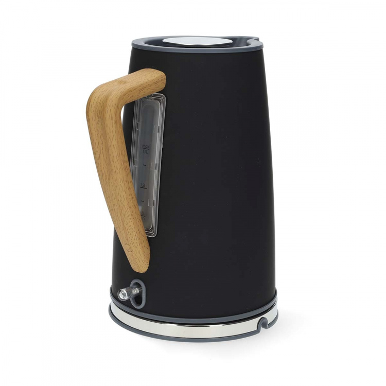 Nedis Vannkoker | 1.7 l | Soft-Touch | Sort | Roterbar 360 grader | Skjult varmeelement | Strix® kontroll | Koketørr beskyttelse Nedis Vannkoker | 1.7 l | Soft-Touch | Sort | Roterbar 360 grader | Skjult varmeelement | Strix® kontroll | Koketørr beskyttelse