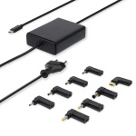 Nedis Notebook Adapter | GaN | 100 W | 5 / 9 / 12 / 15 / 20 V DC | 3.0 / 5.0 A | Brukes til: Notisbok / Smarttelefon / Tablett | Euro / Type-C (CEE 7/16) Nedis Notebook Adapter | GaN | 100 W | 5 / 9 / 12 / 15 / 20 V DC | 3.0 / 5.0 A | Brukes til: Notisbok / Smarttelefon / Tablett | Euro / Type-C (CEE 7/16)