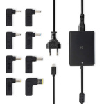 Nedis Notebook Adapter | GaN | 100 W | 5 / 9 / 12 / 15 / 20 V DC | 3.0 / 5.0 A | Brukes til: Notisbok / Smarttelefon / Tablett | Euro / Type-C (CEE 7/16) Nedis Notebook Adapter | GaN | 100 W | 5 / 9 / 12 / 15 / 20 V DC | 3.0 / 5.0 A | Brukes til: Notisbok / Smarttelefon / Tablett | Euro / Type-C (CEE 7/16)