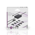 Nedis Notebook Adapter | GaN | 100 W | 5 / 9 / 12 / 15 / 20 V DC | 3.0 / 5.0 A | Brukes til: Notisbok / Smarttelefon / Tablett | Euro / Type-C (CEE 7/16) Nedis Notebook Adapter | GaN | 100 W | 5 / 9 / 12 / 15 / 20 V DC | 3.0 / 5.0 A | Brukes til: Notisbok / Smarttelefon / Tablett | Euro / Type-C (CEE 7/16)