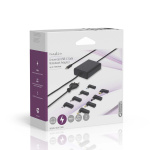 Nedis Notebook Adapter | GaN | 100 W | 5 / 9 / 12 / 15 / 20 V DC | 3.0 / 5.0 A | Brukes til: Notisbok / Smarttelefon / Tablett | Euro / Type-C (CEE 7/16) Nedis Notebook Adapter | GaN | 100 W | 5 / 9 / 12 / 15 / 20 V DC | 3.0 / 5.0 A | Brukes til: Notisbok / Smarttelefon / Tablett | Euro / Type-C (CEE 7/16)
