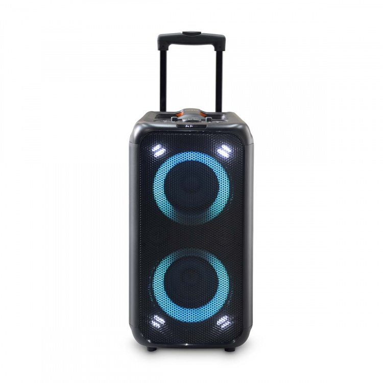 Nedis Bluetooth® Party Speaker | Maksimal batteritid: 5 timer | 240 W | Bære håndtak | Party lys | Equalizer | Oransje / Sort Nedis Bluetooth® Party Speaker | Maksimal batteritid: 5 timer | 240 W | Bære håndtak | Party lys | Equalizer | Oransje / Sort