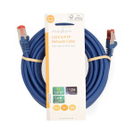 Nedis CAT6 Nettverkskabel | RJ45 Han | RJ45 Han | S/FTP | 10.0 m | Rund | LSZH | Blå | Label Nedis CAT6 Nettverkskabel | RJ45 Han | RJ45 Han | S/FTP | 10.0 m | Rund | LSZH | Blå | Label