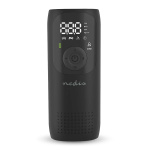 Nedis Oppladbar luftkompressor | 0.1 - 10.3 Bar | Dunlop Ventil | Driftsmodi: Bil / Motorsykkel / Sykkel / Ball | Ja | Lufttrykkmåler