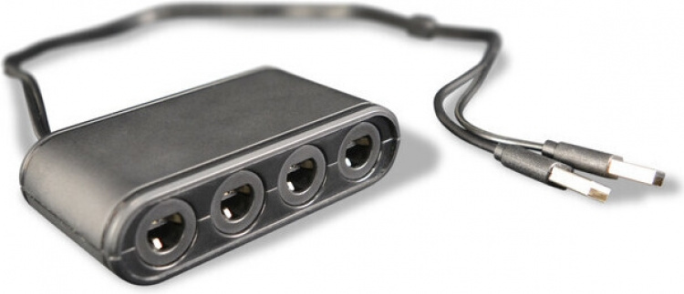 Steelplay GameCube Controller Adapter - adapter med fire porter, Switch