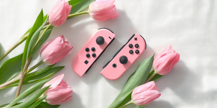 Nintendo Joy-Con-par, pastellrosa, Switch