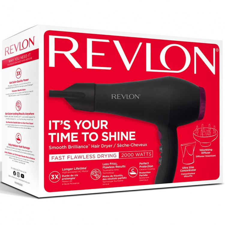 Revlon Hårføner Smooth Brilliance AC, RVDR5251