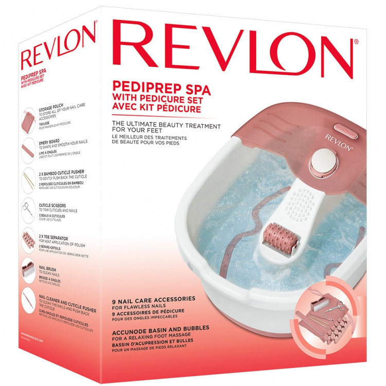 Revlon Fotbad FootSpa blekkpedikyrsett RVFB7021 Revlon Fotbad FootSpa blekkpedikyrsett RVFB7021