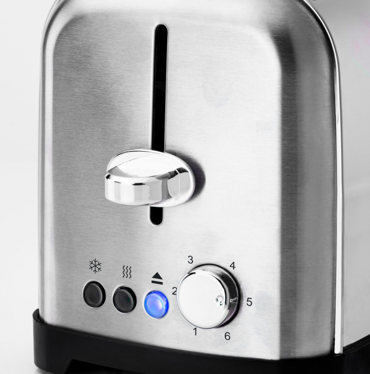 OBH Nordica Metropolitan brødrister, for 4 skiver, stål