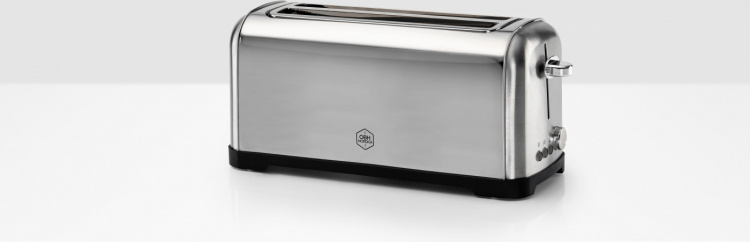 OBH Nordica Metropolitan brødrister, for 4 skiver, stål