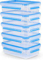 Tefal MasterSeal MealPrep-oppbevaringsboks, 5 x 0,8 L
