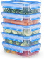 Tefal MasterSeal MealPrep-oppbevaringsboks, 5 x 0,8 L
