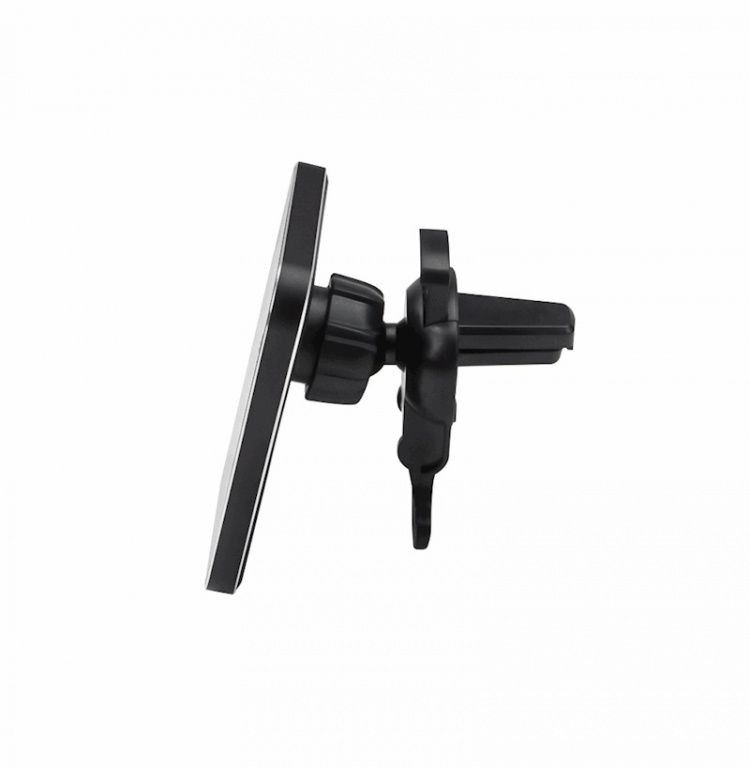 Forever MACH-100 - Bilholder med trådløs lading for smarttelefoner, 15 W, svart