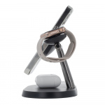 Maxlife MXWC-03 - 3-i-1 trådløs ladestasjon, 15 W, svart