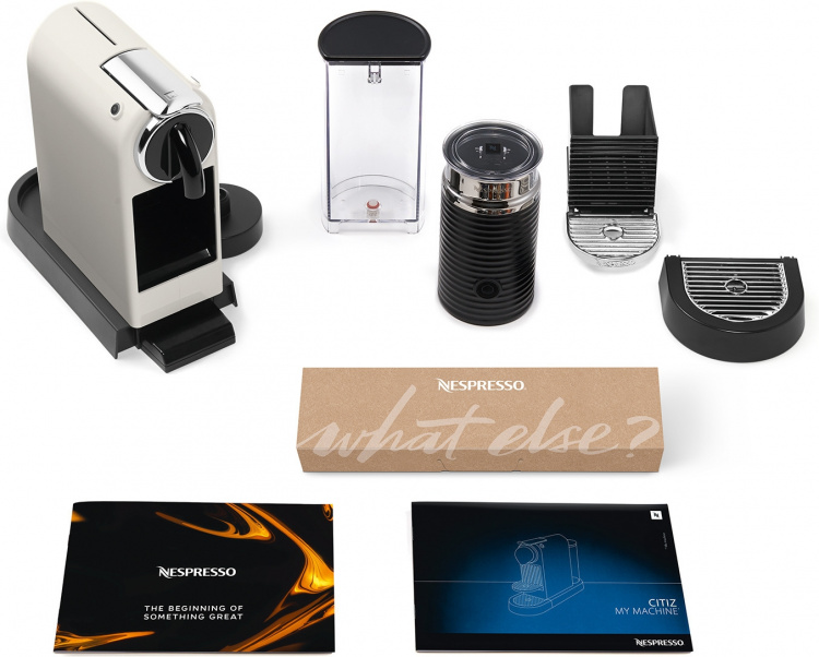 Nespresso Citiz & Milk kapselmaskin, hvit
