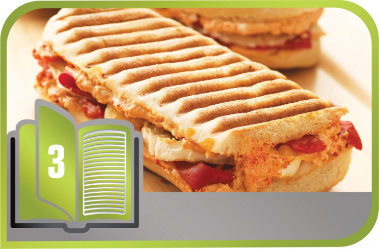 Tefal Snack Collection stekebrett: 3 Paninis