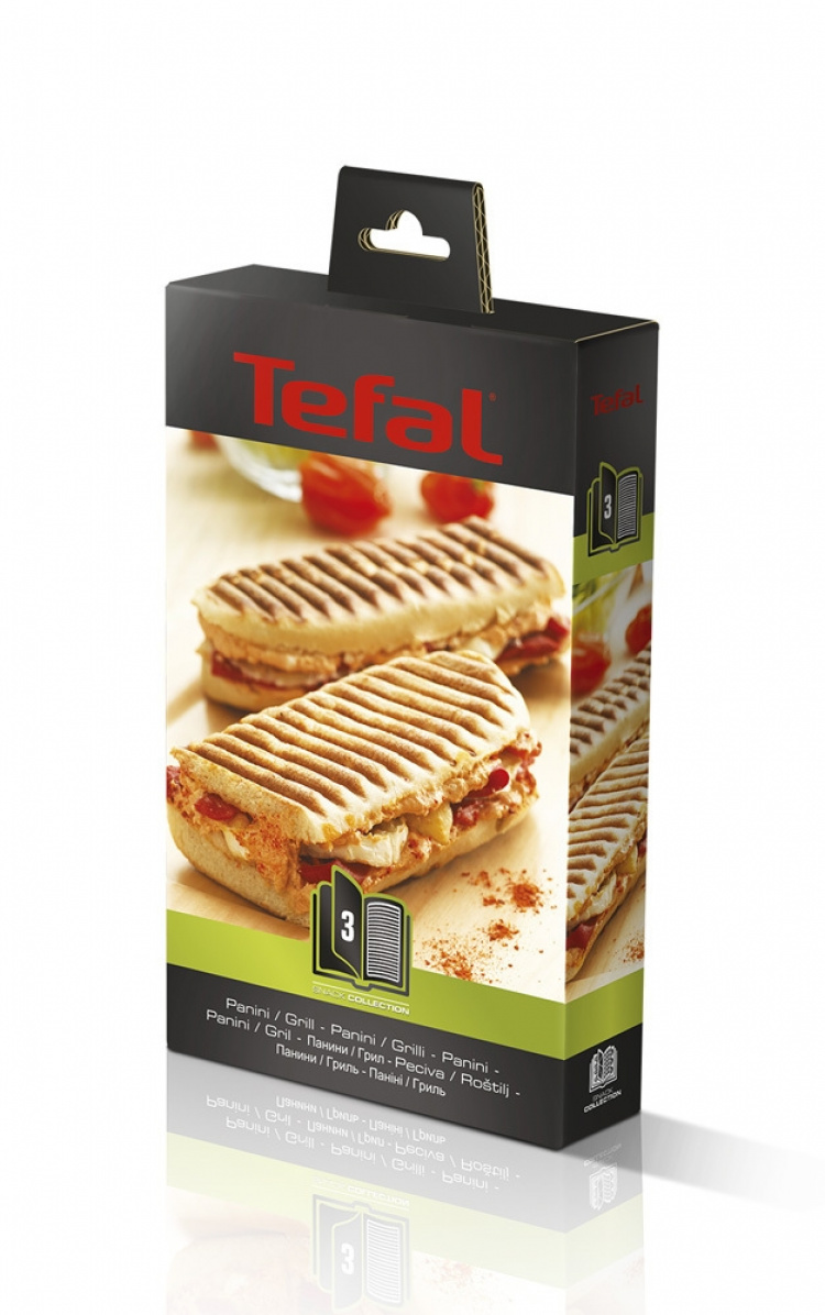Tefal Snack Collection stekebrett: 3 Paninis