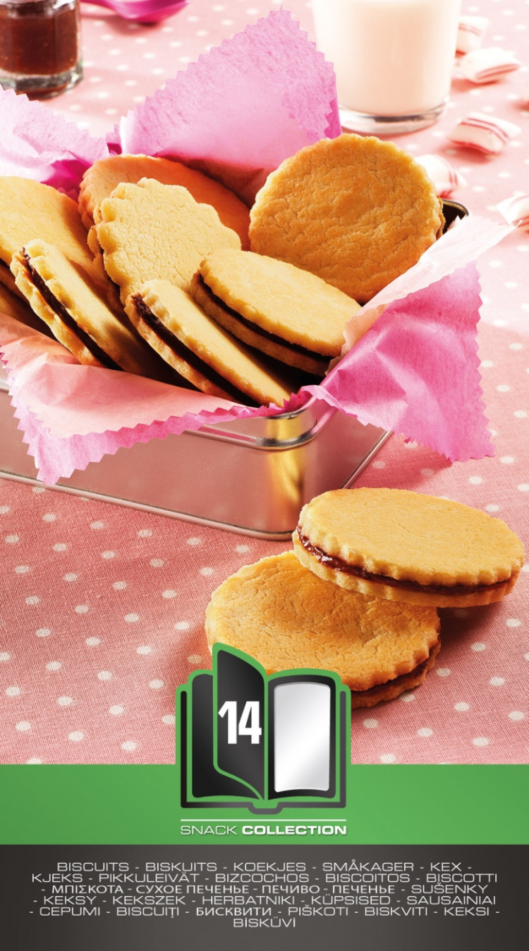 Tefal Snack Collection bakebrett: 14 kjeks