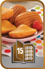Tefal Snack Collection bakebrett: 15 Madeleines