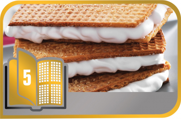 Tefal Snack Collection bakepapir: 5 oblatkjeks