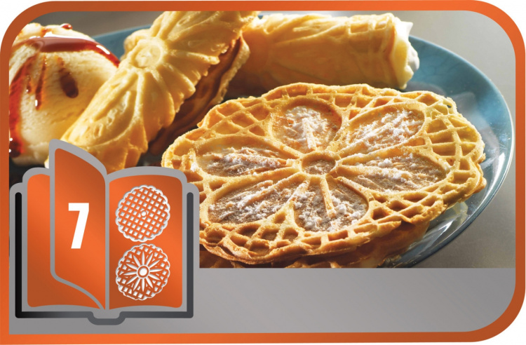 Tefal Snack Collection bakebrett: 7 tynne vafler Tefal Snack Collection bakebrett: 7 tynne vafler