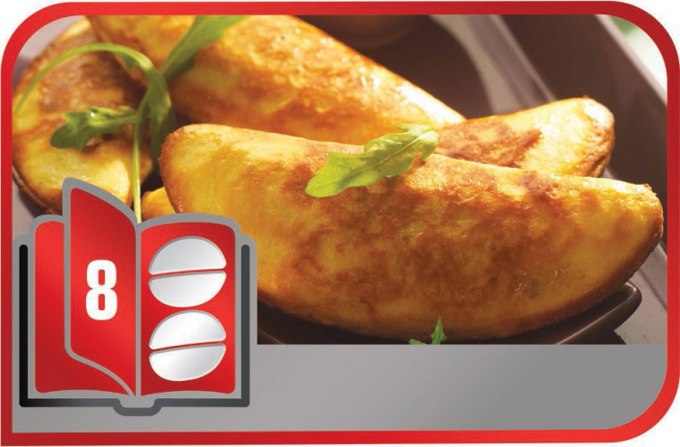 Tefal Snack Collection bakebrett: 8 paier