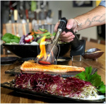 SATAKE Flame Master gassbrenner med grill/stekefunksjon