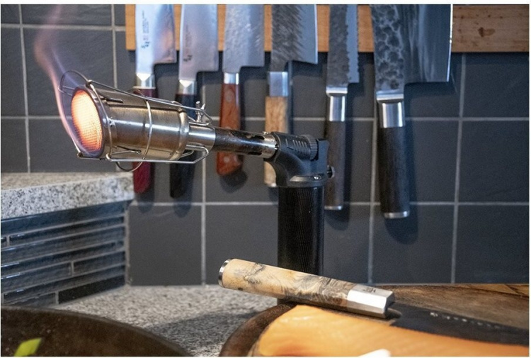 SATAKE Flame Master gassbrenner med grill/stekefunksjon