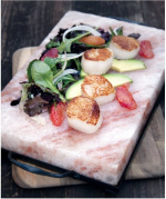 SATAKE Himalayasaltstein og fat, 30 x 20 cm