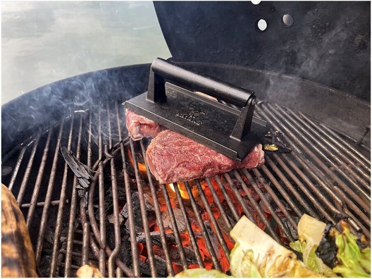 Satake grill-/burgerpresse biffpresse