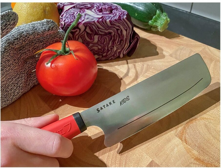 SATAKE Kniv og skjærehanske for barn