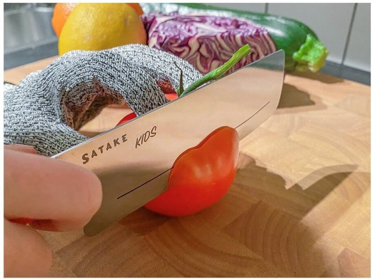 SATAKE Kniv og skjærehanske for barn