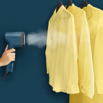 Tefal Pure Pop tekstildamper, blå