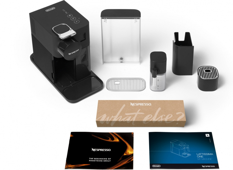 Nespresso Lattissima One Evo kapselmaskin, svart Nespresso Lattissima One Evo kapselmaskin, svart