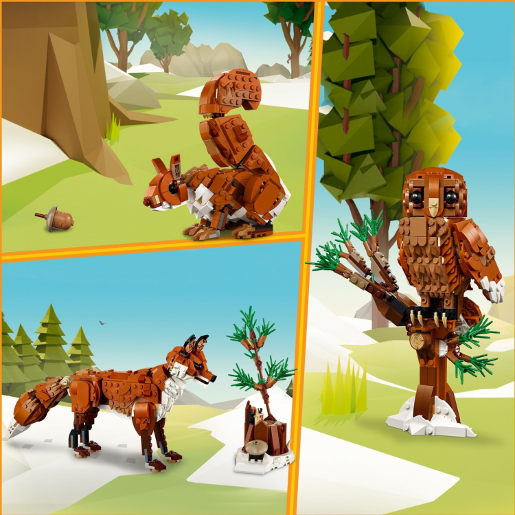 Lego Creator 31154 - Skogsdyr Rev