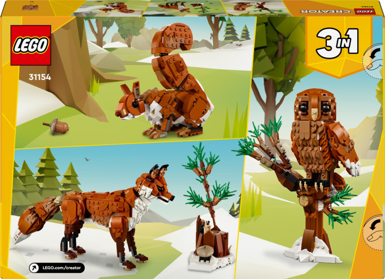 Lego Creator 31154 - Skogsdyr Rev