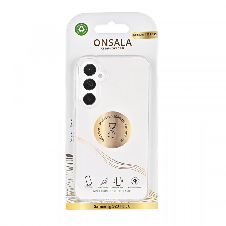 Onsala Deksel TPU Transparent - Samsung S23 FE 5G