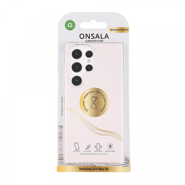 Onsala Deksel TPU Transparent - Samsung S24 Ultra 5G Onsala Deksel TPU Transparent - Samsung S24 Ultra 5G