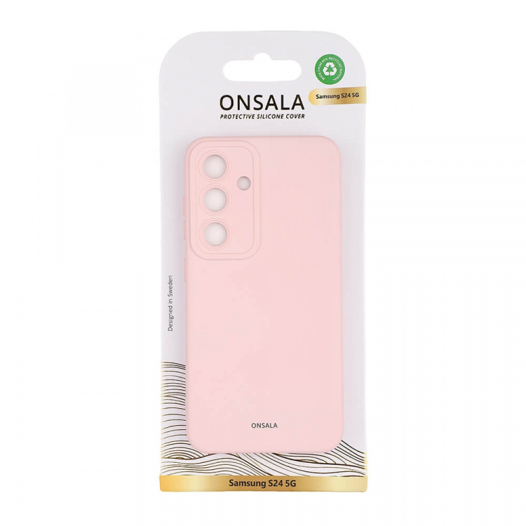 Onsala Mobildeksel Silikon Chalk Pink - Samsung S24 5G Onsala Mobildeksel Silikon Chalk Pink - Samsung S24 5G
