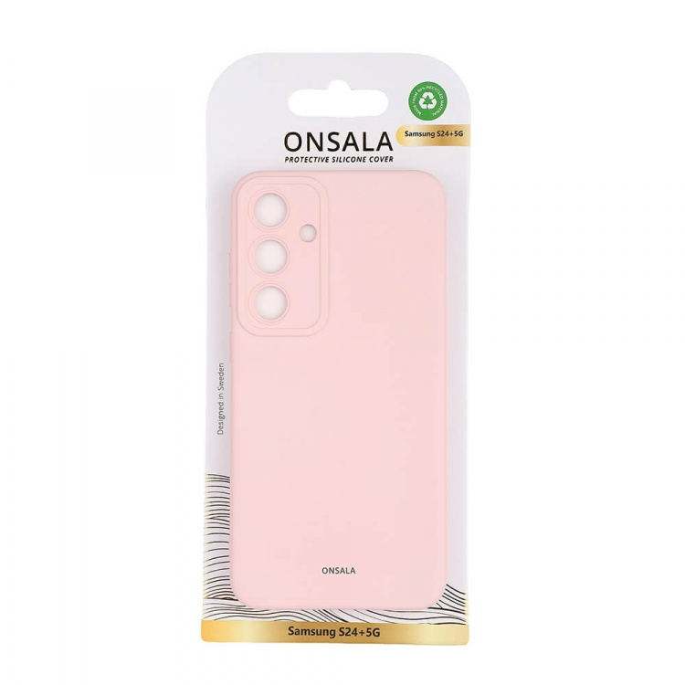 Onsala Deksel Silikon Samsung S24+ 5G Lyserød Onsala Deksel Silikon Samsung S24+ 5G Lyserød