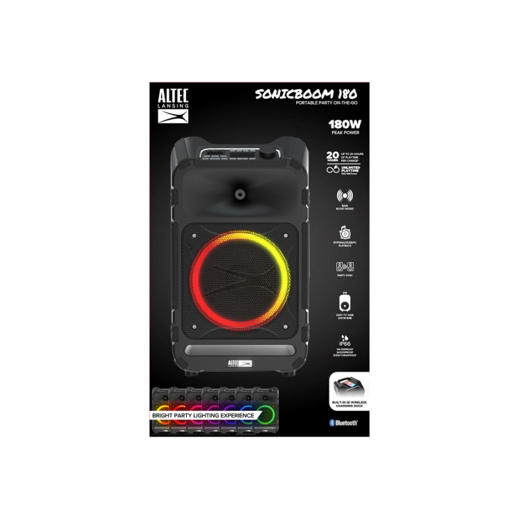 Altec Lansing Speaker IMT9100 SonicBoom180 Partyspeaker Black