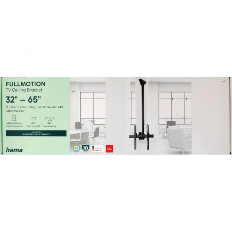 Hama TV-takmontering VESA opp til 400x400 65