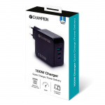 Champion Lader 100W PD / QC Svart Champion Lader 100W PD / QC Svart