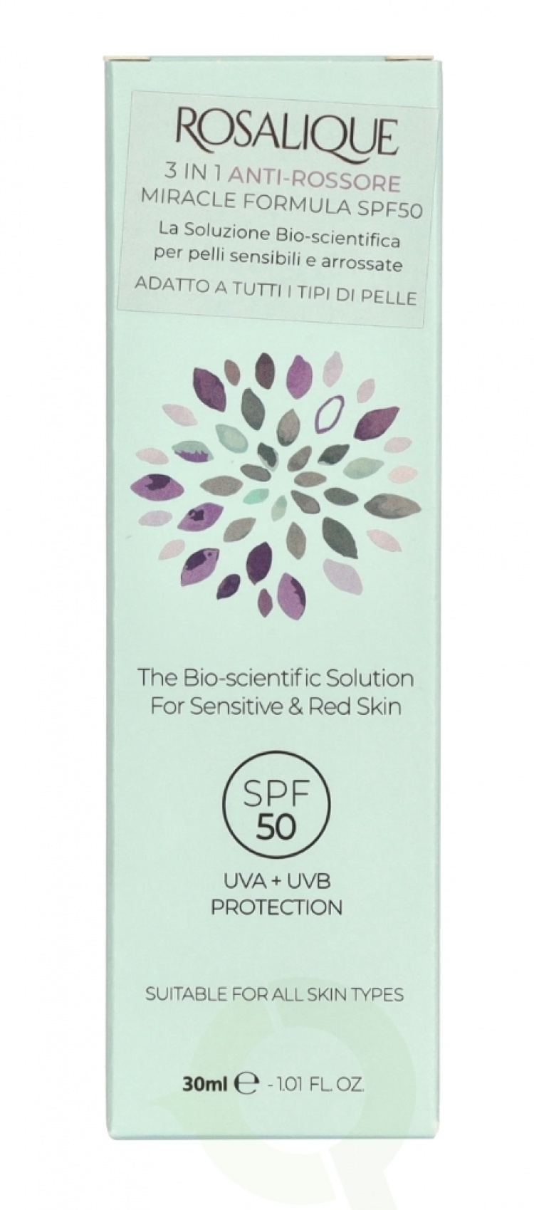 Rosalique 3-i-1 Anti-Redness Miracle Formula Spf50 30 ml